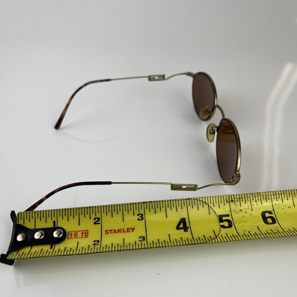 FENDI F89 VINTAGE Italy Gold/Brown Tortoise Eyeglasses - Picture 13 of 14